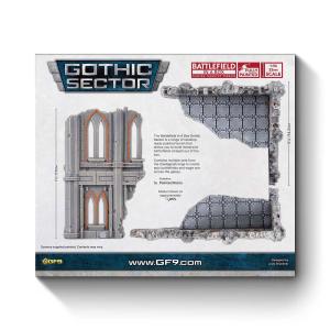 BIAB Gothic Sector: Castograd Hab Block Big Ruins (x3) 32mm scale