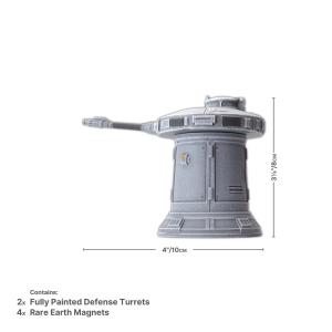 BIAB Galactic Warzones: Rebel Outpost - Defense Turrets (x2) 32mm scale