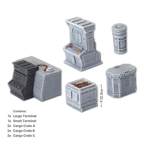 BIAB Galactic Warzones: Rebel Outpost - Scatter Terrain (x9) 32mm scale