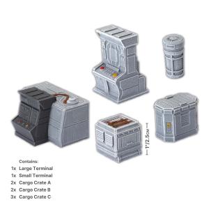 BIAB Galactic Warzones: Rebel Outpost - Scatter Terrain (x9) 32mm scale