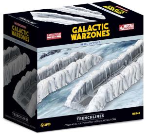 BIAB Galactic Warzones: Rebel Outpost - Trenchlines (x5) 32mm scale