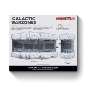 BIAB Galactic Warzones: Rebel Outpost - Trenchlines (x5) 32mm scale