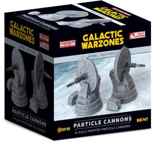 BIAB Galactic Warzones: Rebel Outpost - Particle Cannons (x2) 32mm scale
