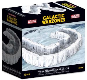 BIAB Galactic Warzones: Rebel Outpost - Trenchlines Expansion (x5) 32mm scale