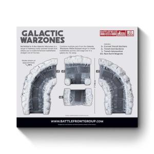 BIAB Galactic Warzones: Rebel Outpost - Trenchlines Expansion (x5) 32mm scale