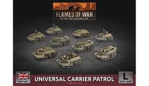 Universal Carrier Patrol (x9 Plastic)
