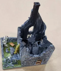 St Mere Eglise House Ruin (15mm skala)