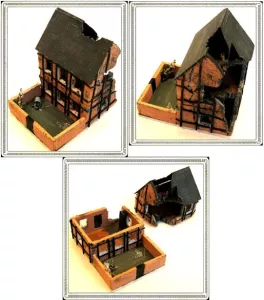 Cabourg House Ruin (15mm skala)