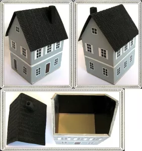 European city house model B (15mm skala)