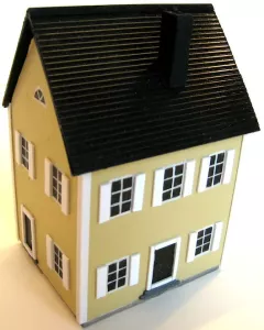 European city house model C (15mm skala)