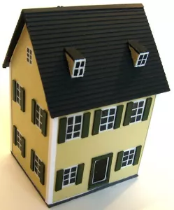 European city house model E (15mm skala)