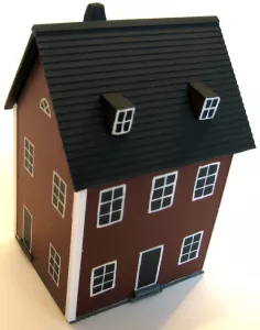 European city house model F (15mm skala)