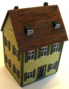 European city house model G (15mm skala)