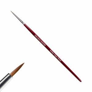 Hobby Brush - Super Detail (red handle, round)