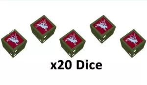 6th Airborne Division Dice Set (x20)