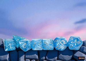 Luminary Sky/silver Mega-Hedral® 7-Die Set