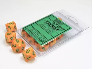 Lotus Speckled Polyhedral Ten d10 Set