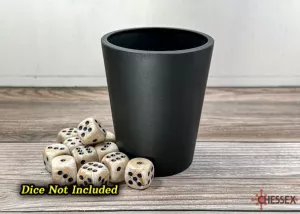 Flexible Dice Cup Black