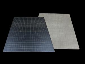 Battlemat 1inch Reversible Black-Grey Squares (23.5 x 26 inch)