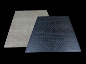 Battlemat 1inch Reversible Black-Grey (23.5 x 26 inch)
