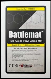 Battlemat 1inch Reversible Black-Grey (23.5 x 26 inch)