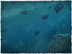 Game mat - Asteroid Field (6x4 foot)