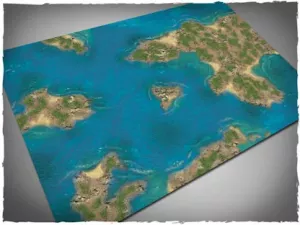 DeepCut Game mat - Islands (6x4 foot)