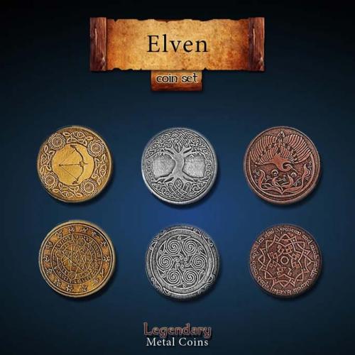 Drawlabs Compact 10: Elven Coin Set (10 mynt)