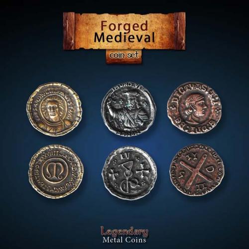 Drawlabs Compact 10: Forged Medieval Coin Set (10 mynt)