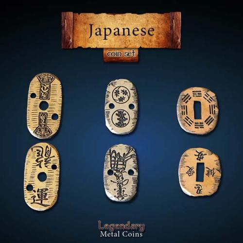 Drawlabs Compact 10: Japanese Coin Set (10 mynt)