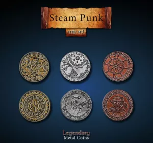 Steampunk Coin Set