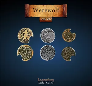 Werewolf Coin Set