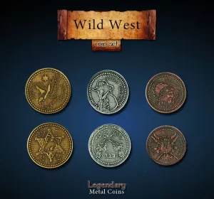 Wild West Coin Set