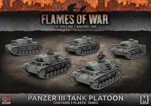 Panzer III Platoon (x5 Plastic)