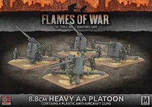 8.8cm Heavy AA Platoon (x4 Plastic)