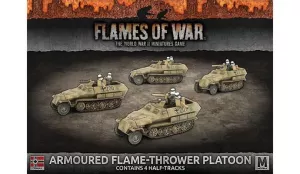 ARMOURED FLAME-THROWER PLATOON (x4 halftracks)