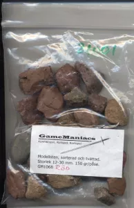 MODELLSTEN RÖD (ca 12-30 mm)