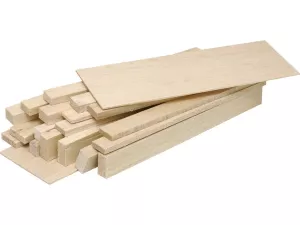 BALSATRÄ BLOCK 2 x 4 tum längd ca 30 cm