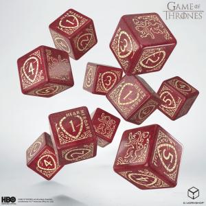 Game of Thrones: Lannister 10xD6 dice set