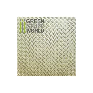 Plasticard - Thread DOUBLE DIAMOND Textured Sheet - A4