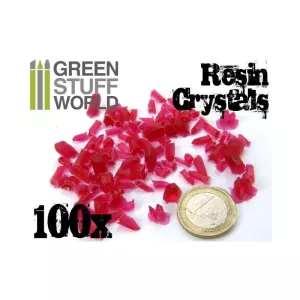 Resin Crystals RED - Small