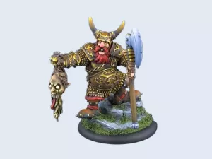 Miniatures, Dwarf Galar the Warrior (1) 54 mm skala