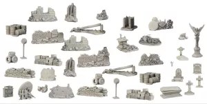 TERRAIN CRATE: BATTLEFIELD RUINS (FANTASY/HISTORICAL)