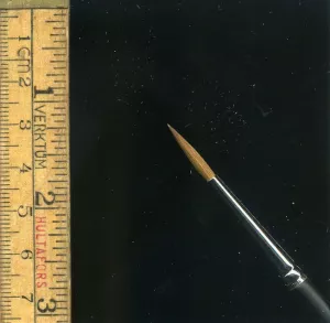 KOLINSKY RED SABLE SIZE 4 WATERCOLOR AND MINIATURE BRUSH