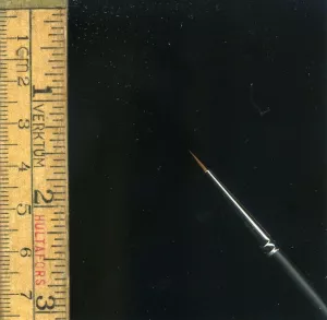 KOLINSKY RED SABLE SIZE 3/0 WATERCOLOR AND MINIATURE BRUSH