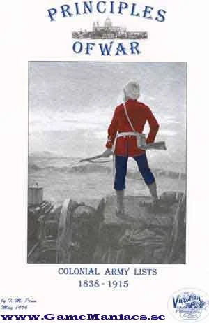 PRINCIPLES OF WAR COLONIAL ARMY LISTS 1831-1915