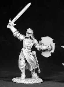Black Legionnaire with Sword & Shield (R-02465)