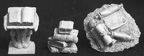 Treasure Hoard I (books, scrolls, stand)