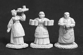 Townsfolk (Bartender, 2 Wenches)