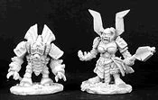 Duergar Cleric & Golem